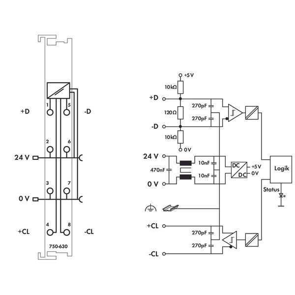 SSI transmitter interface 24 bits 125 kHz light gray image 4