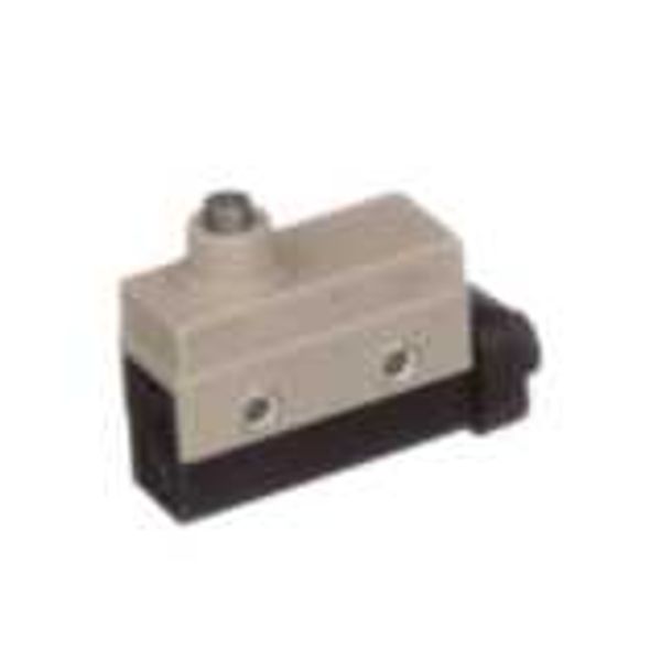 Enclosed basic switch, plunger, SPDT, 15A image 2