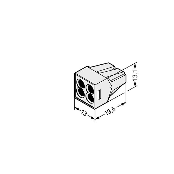 PUSH WIRE® connector for junction boxes for solid and stranded conduct image 3