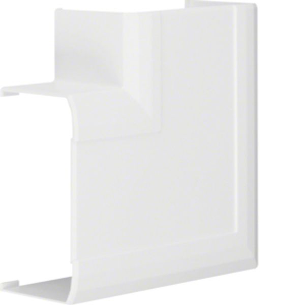 Flat angle overlapping for wall trunking BRN 70x130mm of PVC in pure w image 1