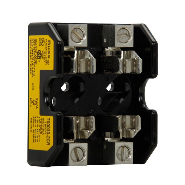 Eaton Bussmann series Class T modular fuse block, 600 Vac, 600 Vdc, 0-30A, Box lug, Two-pole image 6