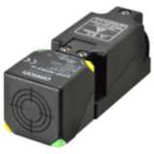Proximity sensor, inductive, square body, non-shielded, 30 mm, PNP NO/ image 2