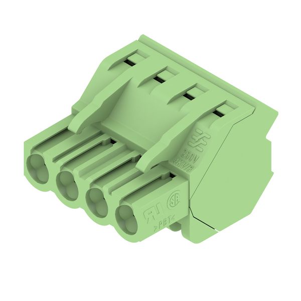 PCB plug-in connector (wire connection), 5.08 mm, Number of poles: 4,  image 2
