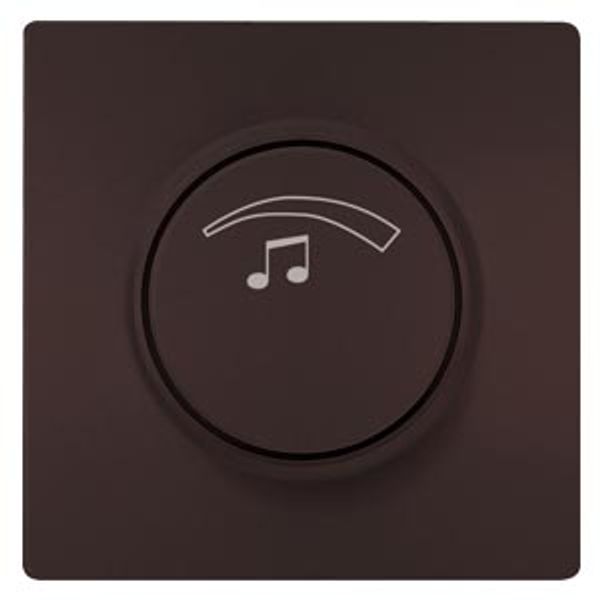 DELTA style Volume control Cover 3 W Chocolate image 1