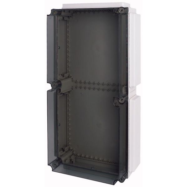 Insulated enclosure, top+bottom open, +door, HxWxD=796x421x225mm, NA type image 1
