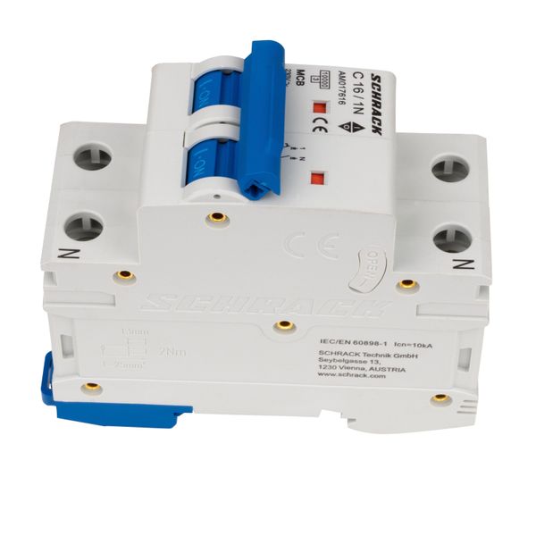 Miniature Circuit Breaker (MCB) AMPARO 10kA, C 16A, 1+N image 5