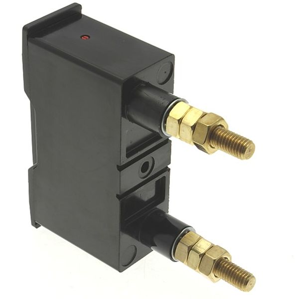 Fuse-holder, LV, 63 A, AC 550 V, BS88/F2, 1P, BS, back stud connected, black image 5