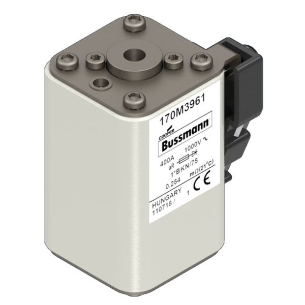 Fuse-link, high speed, 50 A, AC 1000 V, compact DIN 1, 43 x 61 x 138 mm, aR, DIN, IEC, type K indicator image 3