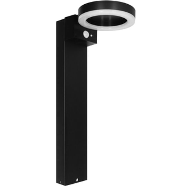 Outdoor Solar Light - pole light  - Amsterdam 6W 600lm 2700K IP44  - Sensor - Black image 1