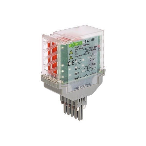 Relay module Nominal input voltage: 24 … 230 V AC/DC 4 make contacts image 2