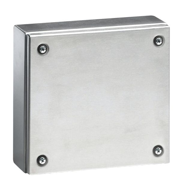STAINLESS STEEL BOX 150X150X80 image 1