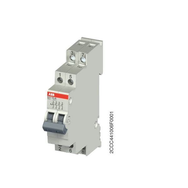 E211-16-40ON-OFF Switch,16 A,acc. to EN 250/400 V AC,4NO,0NC,0CO, El. Color:Grey, MW:1 image 1