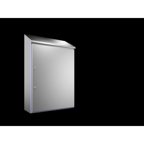 HD Compact enclosure, WHD: 810x1050(H1)x1221(H2)x300 mm, Stainless steel 1.4301 image 2