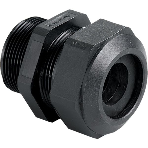 Cable gland Progress synthetic GFK M8x1 Black RAL 9005 cable Ø 2.5-3.5mm image 1