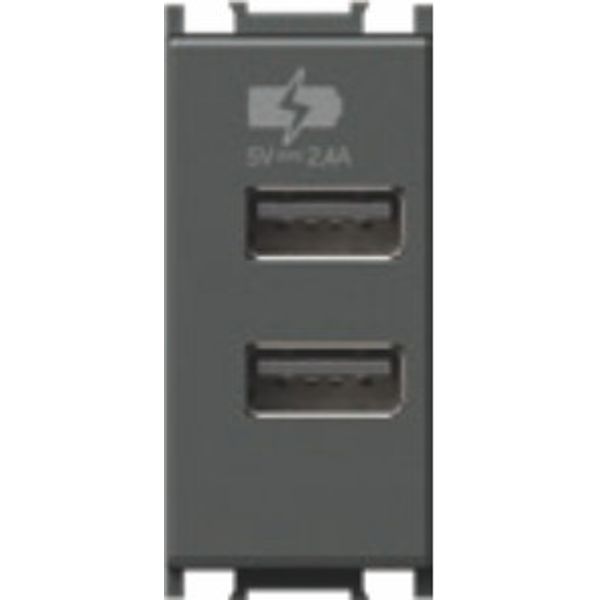 POWER SUPPLY UNIT USB 5V 2,4A 1M AT image 1