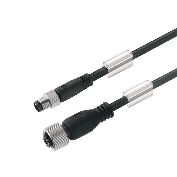 Sensor-actuator Cable (assembled), Connecting line, M12 / M8, Number o image 3