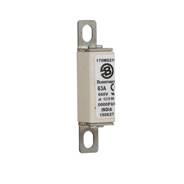 Fuse-link, high speed, 63 A, AC 660 V, size 0000, 18 x 19 x 80 mm, aR, UL image 19