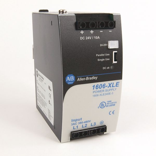 Allen-Bradley, 1606-XLE240EN, Essential Power Supply, 24-28V DC, 240 W, 120V AC Input Voltage image 1