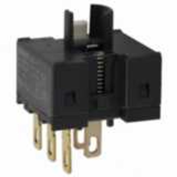 Switch unit, DPDT, 5 A (125 VAC)/ 3 A (230 VAC), solder terminal image 3