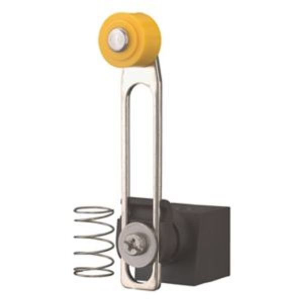 Adjustable roller lever, D=40mm, rubber image 6