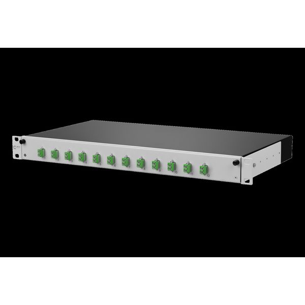 OpDAT slide patch panel splice 12xLC-D APC OS2 image 2