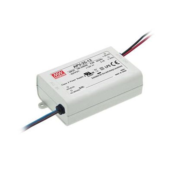 AC-DC Single output LED driver Constant Voltage (CV); Output 12Vdc at 2.1A 25W image 1