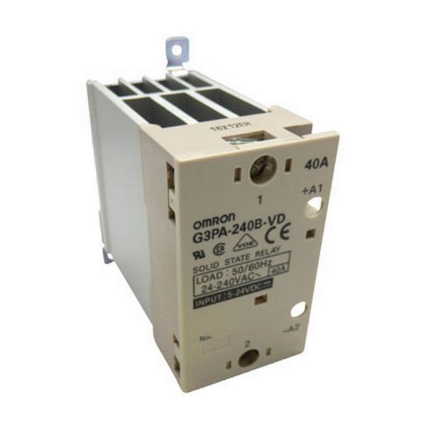 Solid state relay, DIN rail/surface mounting, 1-pole, 40 A, 264 VAC ma image 1