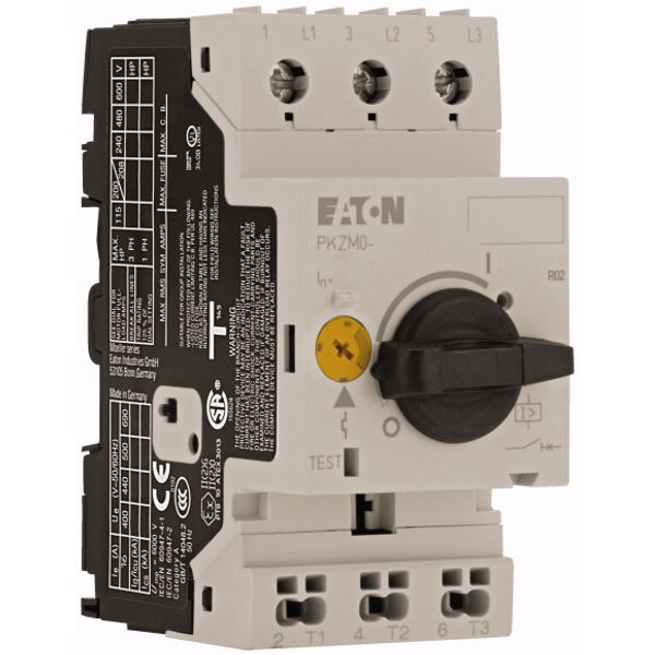 Motor-protective circuit-breaker, 0.06 kW, 0.16 - 0.25 A, Feed-side screw terminals/output-side push-in terminals image 3
