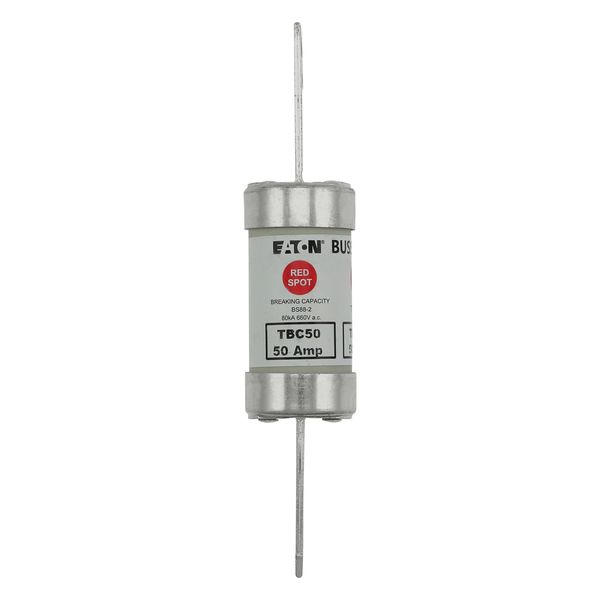 Fuse-link, low voltage, 50 A, AC 660 V, DC 460 V, BS88, 27 x 129 mm, gL/gG, BS image 15