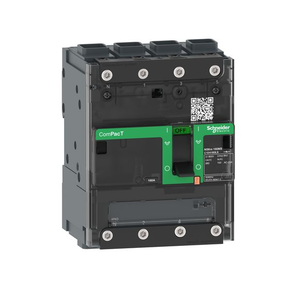 Switch disconnector, ComPacT NSXm 50NA, 4 poles, thermal current Ith 50A, EverLink lugs image 3