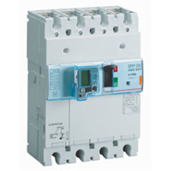 MCCB electronic release + e.l.c.bs - DPX³ 250 - Icu 25 kA - 400 V~ - 4P - 160 A image 1