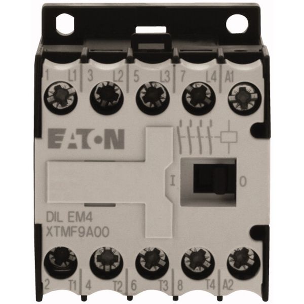 Contactor, 230 V 50/60 Hz, 4 pole, 380 V 400 V, 4 kW, Screw terminals, AC operation image 2