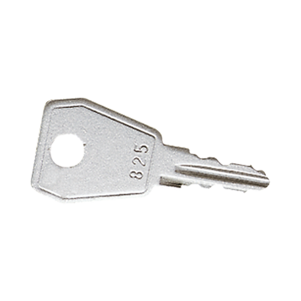 Spare key for all hinged lids with safe. 823SL image 2