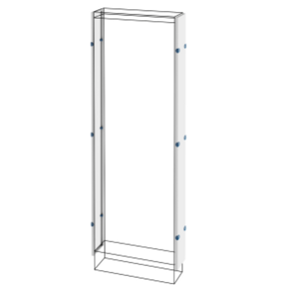 PAIR OF SIDE PANEL - FLOOR-MOUNTING DISTRIBUTION BOARDS - QDX 630 H - 1800X250MM image 1