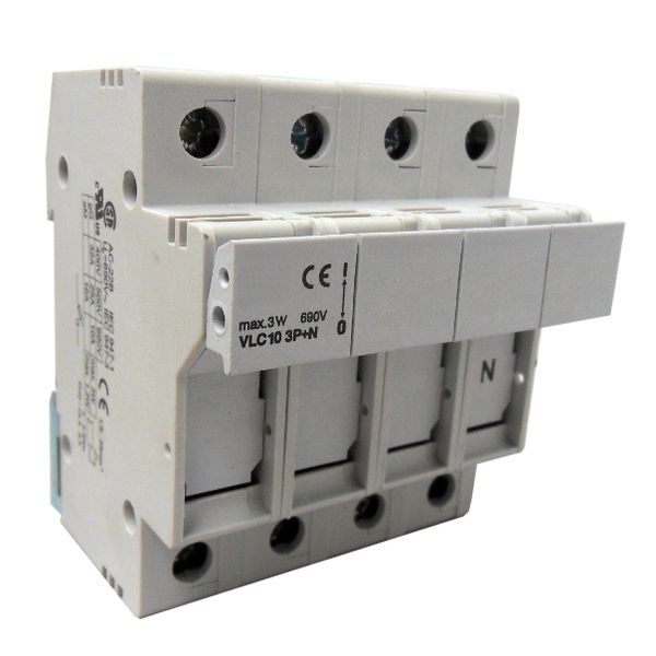 Fuse Carrier 3-pole+N, 50A, 14x51 image 1