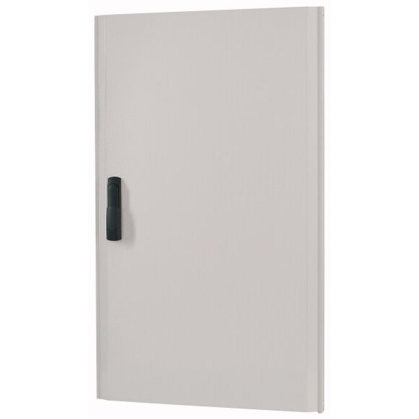Sheet steel door with locking rotary lever image 1