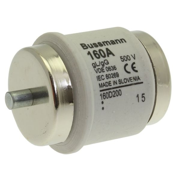 Fuse-link, low voltage, 160 A, AC 500 V, D5, 56 x 46 mm, gL/gG, DIN, IEC, time-delay image 3