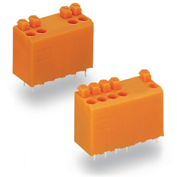 PCB terminal block push-button 1.5 mm² orange image 4
