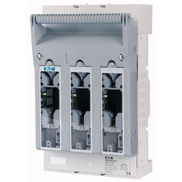 NH fuse-switch 3p box terminal 35 - 150 mm², mounting plate, light fuse monitoring, NH1 image 1