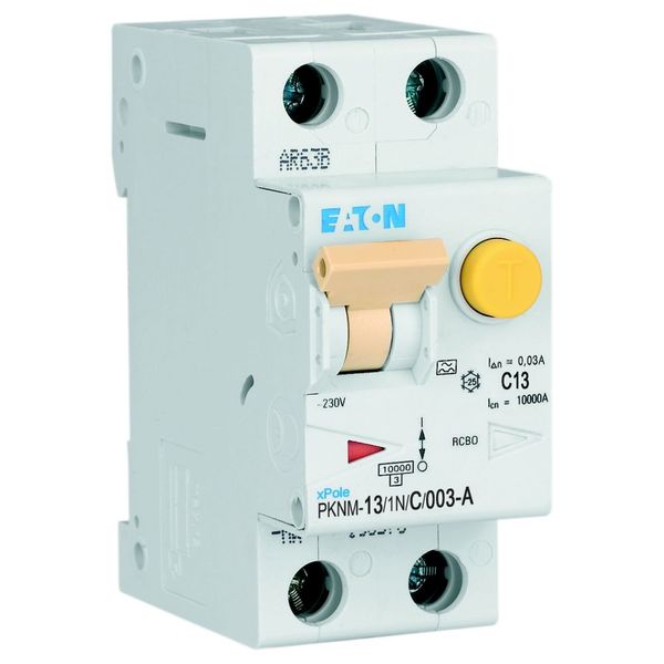 RCD/MCB combination, 13 A, 30 mA, MCB trip characteristic: C, 1p+N, RCD trip characteristic: A image 9