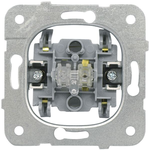 Two-way switch insert with neutral base, cage clamps image 1