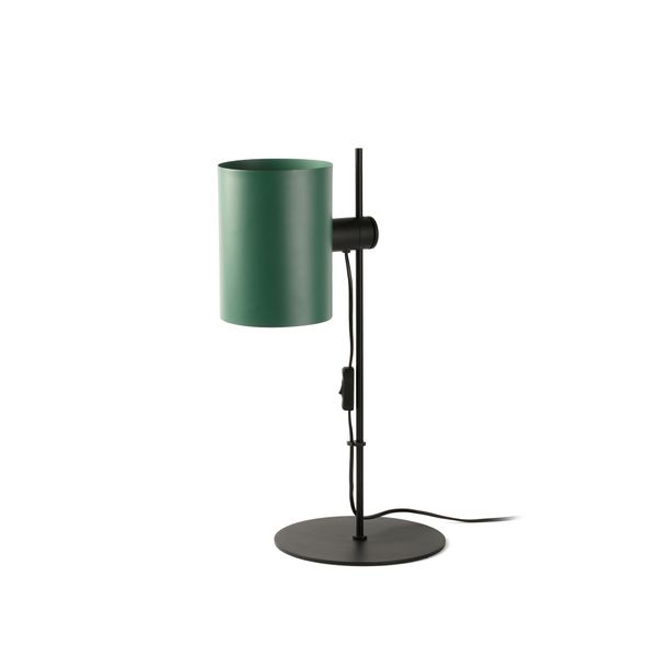 GUADALUPE BLACK TABLE LAMP GREEN LAMPSHADE 1xE27 image 2