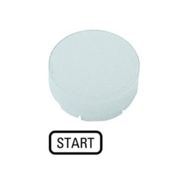 Button lens, raised white, START image 2