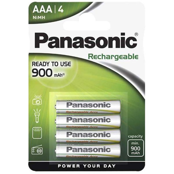 PANASONIC R2U P03P AAA 900mAh BL4 (HHR-4XXE) image 1