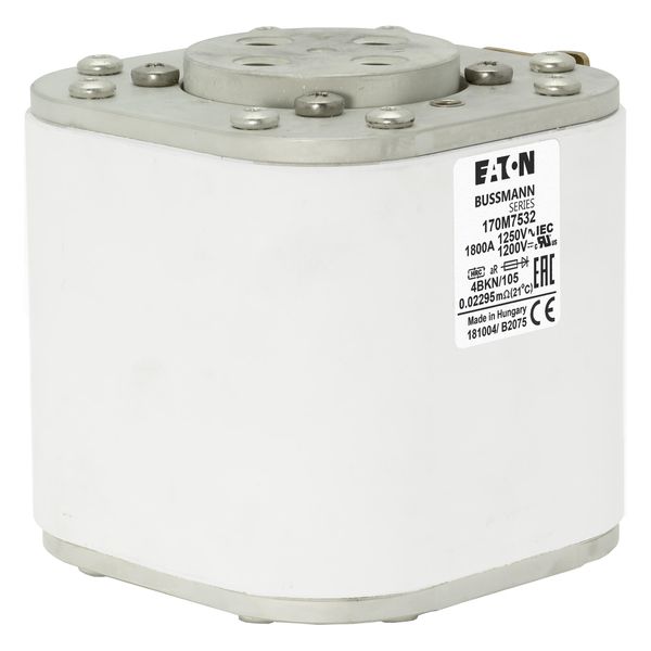 Fuse-link, high speed, 1800 A, AC 1250 V, size 4, 105 x 120 x 110 mm, aR, IEC, single indicator image 10