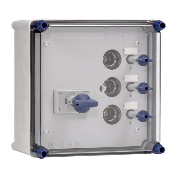 Distribution enclosure 1x40A Duco 4p 3xDII+busbars image 3
