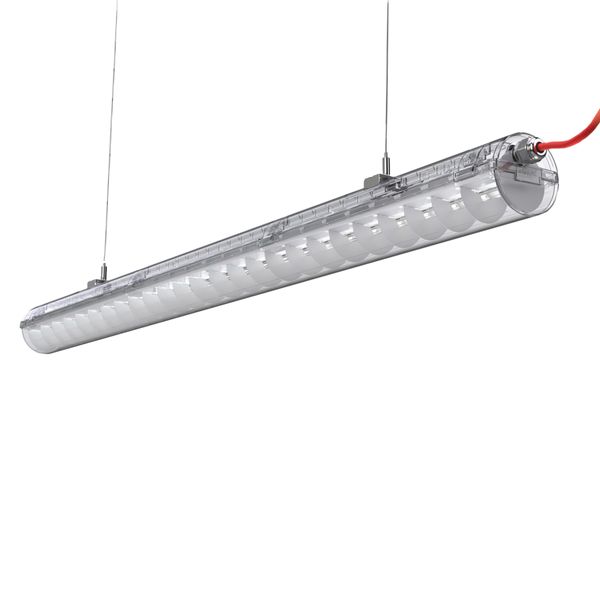 DEVO LOFT LED 1245 24W 3750lm 830 PC louver IP20 red wire image 2