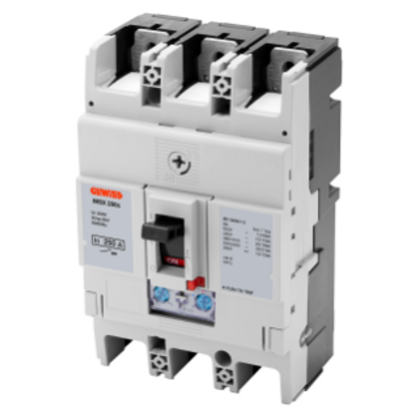 MSX 250c - COMPACT MOULDED CASE CIRCUIT BREAKERS - ADJUSTABLE THERMAL AND ADJUSTABLE MAGNETIC RELEASE - 25KA 3P 160A 525V image 1