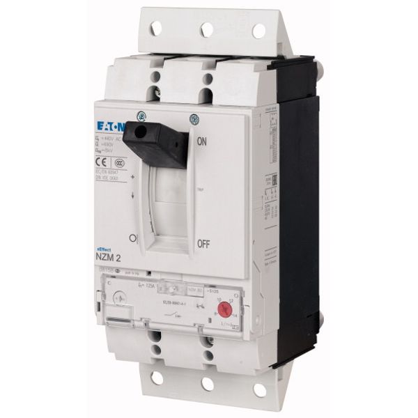 Circuit-breaker 100A 3p without bimetallic strip + withdrawable image 1