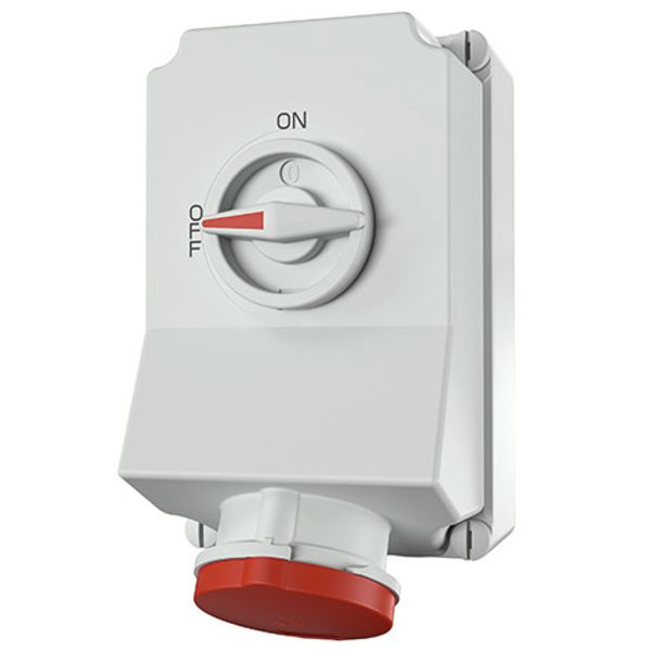 Mennekes Wall mounted recept., 63A5p6h400V, IP44 5959A image 2